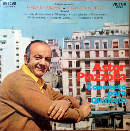 Cover of Concierto para quinteto by Astor Piazzolla